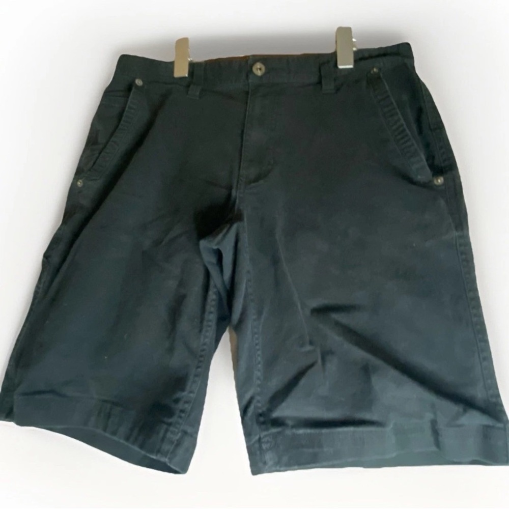 Eddie Bauer Black‎ Shorts Hiking Outdoors Mens 32 Stretch 5 Pocket Comfort Fit